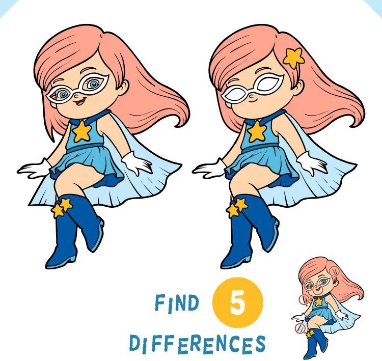 İki Resim Arasındaki 5 Farkı Bul