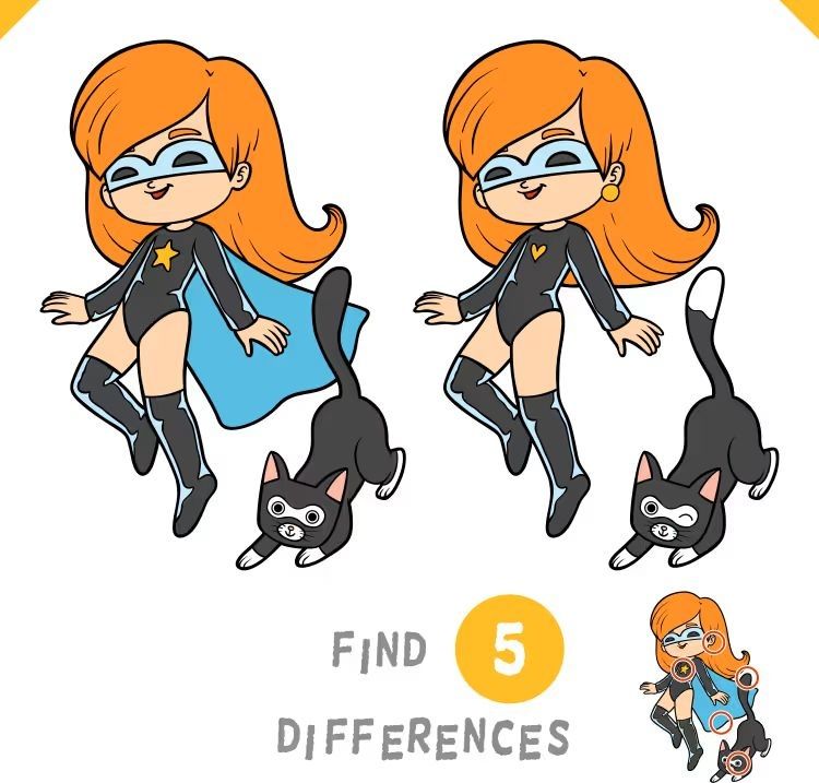 İki Resim Arasındaki 5 Farkı Bul