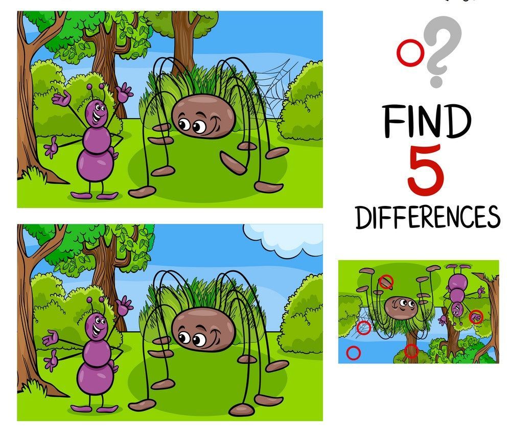 İki Resim Arasındaki 5 Farkı Bul