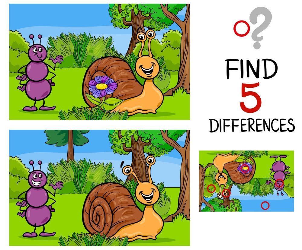 İki Resim Arasındaki 5 Farkı Bul