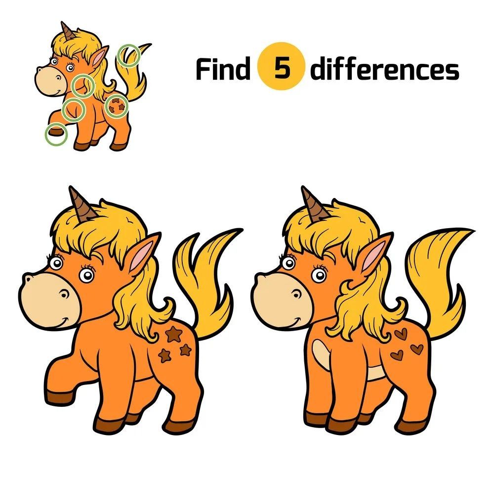 İki Resim Arasındaki 5 Farkı Bul