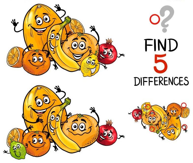 İki Resim Arasındaki 5 Farkı Bul