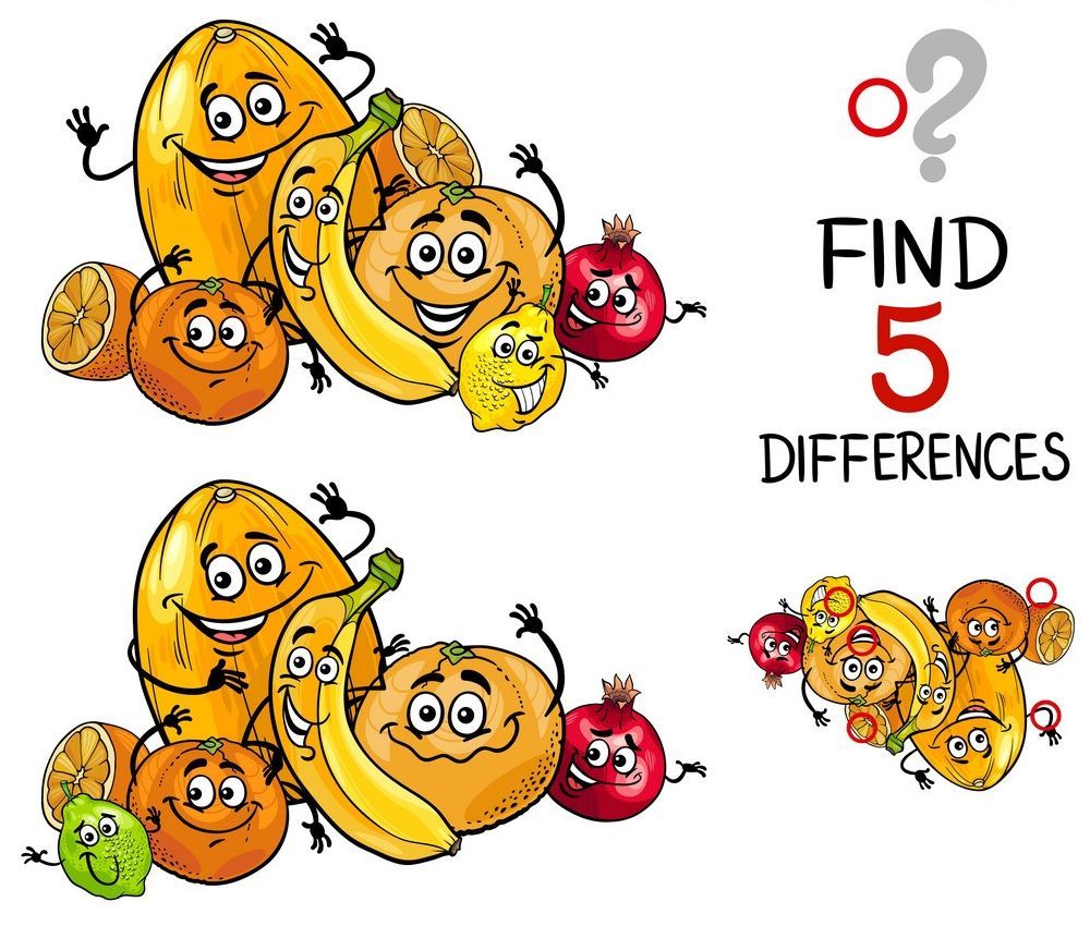 İki Resim Arasındaki 5 Farkı Bul