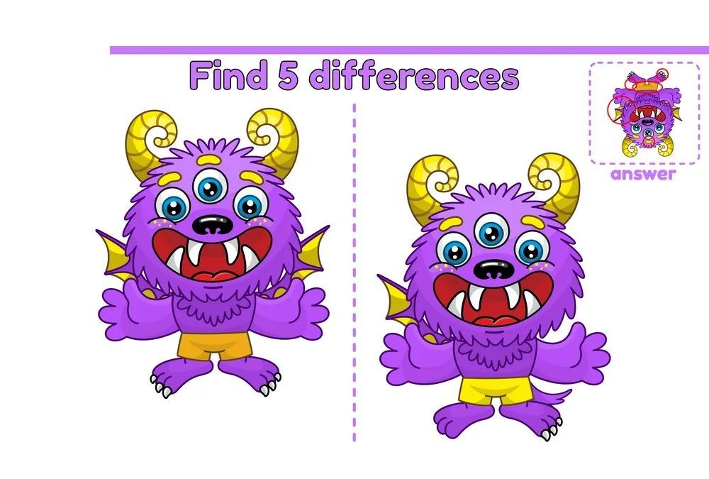 İki Resim Arasındaki 5 Farkı Bul