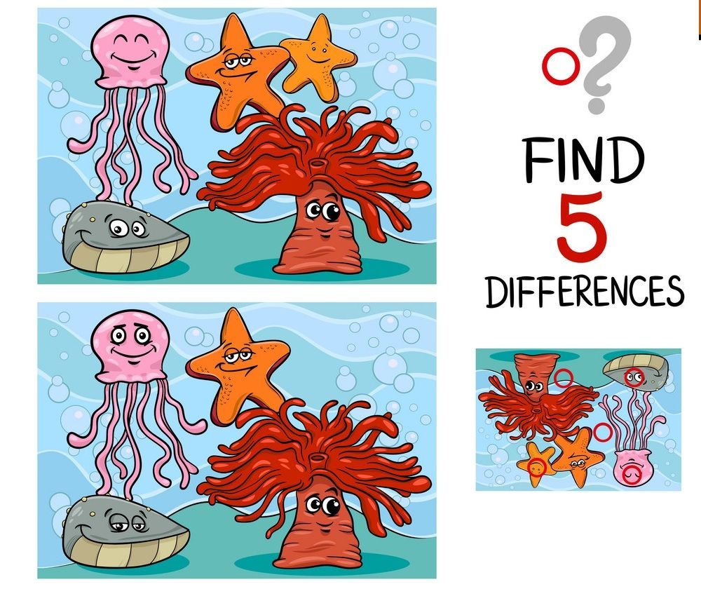 İki Resim Arasındaki 5 Farkı Bul