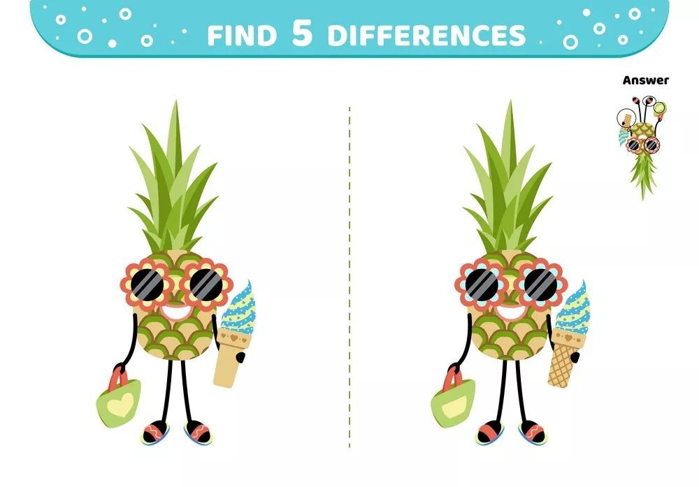 İki Resim Arasındaki 5 Farkı Bul