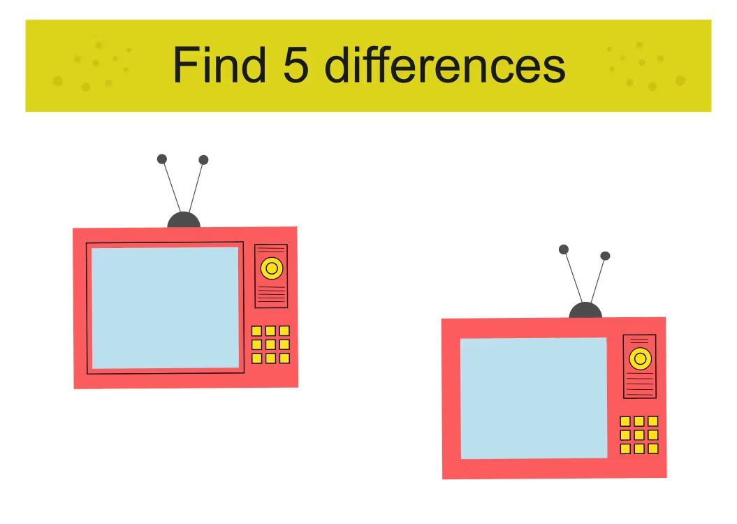 İki Resim Arasındaki 5 Farkı Bul