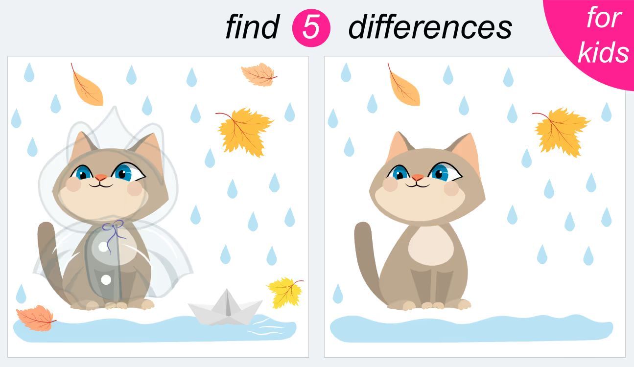 İki Resim Arasındaki 5 Farkı Bul