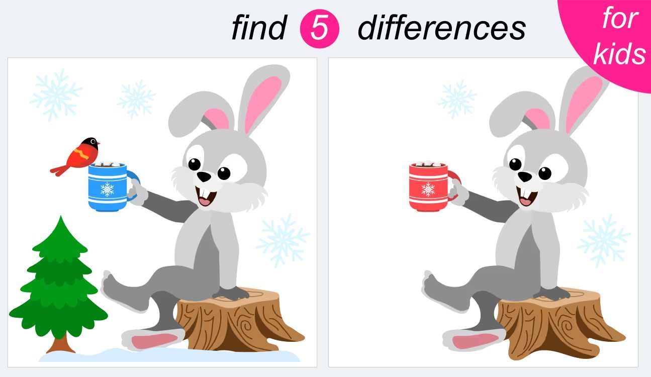 İki Resim Arasındaki 5 Farkı Bul