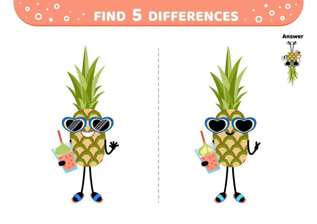 İki Resim Arasındaki 5 Farkı Bul