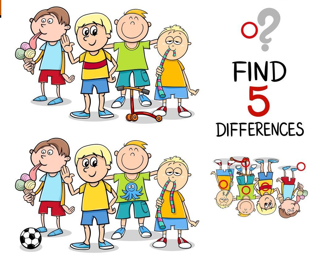 İki Resim Arasındaki 5 Farkı Bul