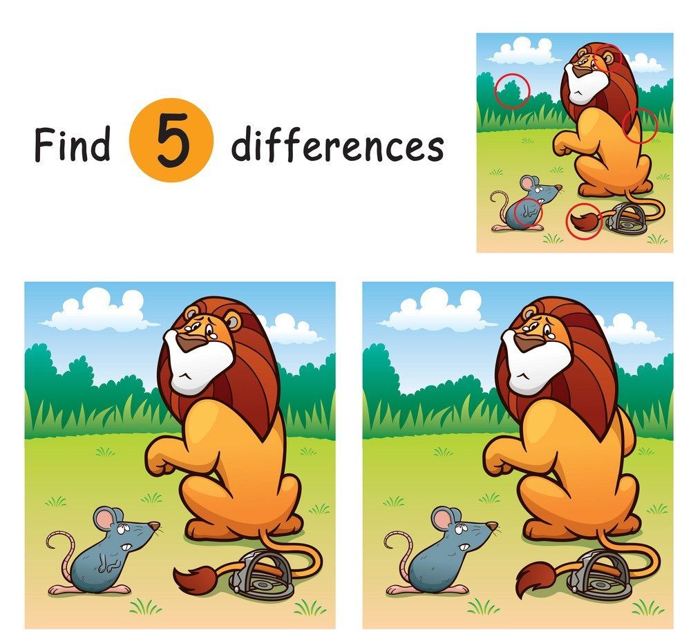 İki Resim Arasındaki 5 Farkı Bul