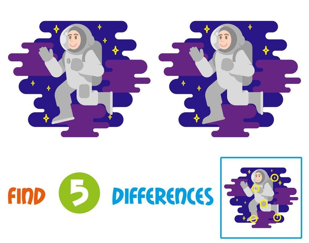 İki Resim Arasındaki 5 Farkı Bul