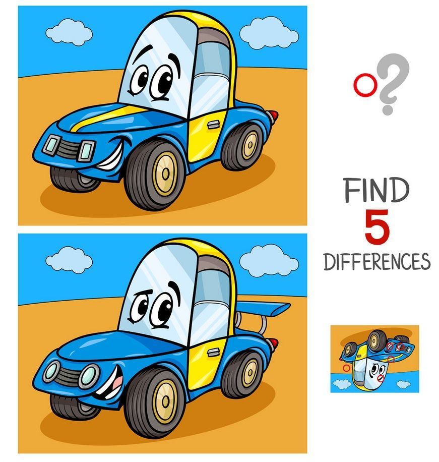 İki Resim Arasındaki 5 Farkı Bul