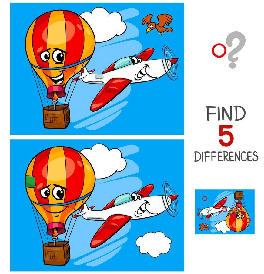 İki Resim Arasındaki 5 Farkı Bul