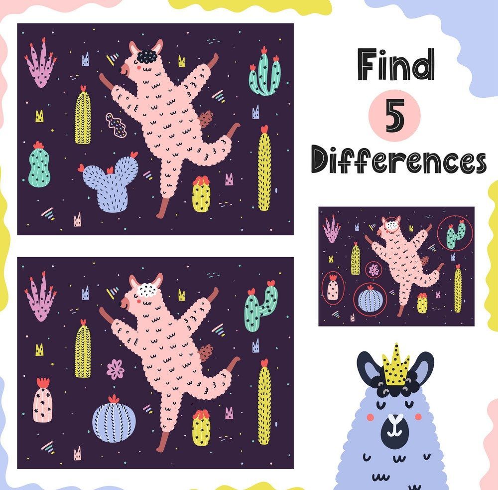 İki Resim Arasındaki 5 Farkı Bul