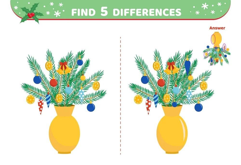 İki Resim Arasındaki 5 Farkı Bul