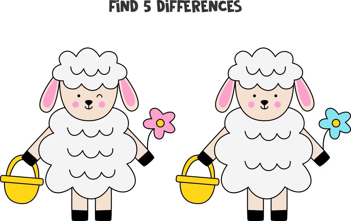 İki Resim Arasındaki 5 Farkı Bul