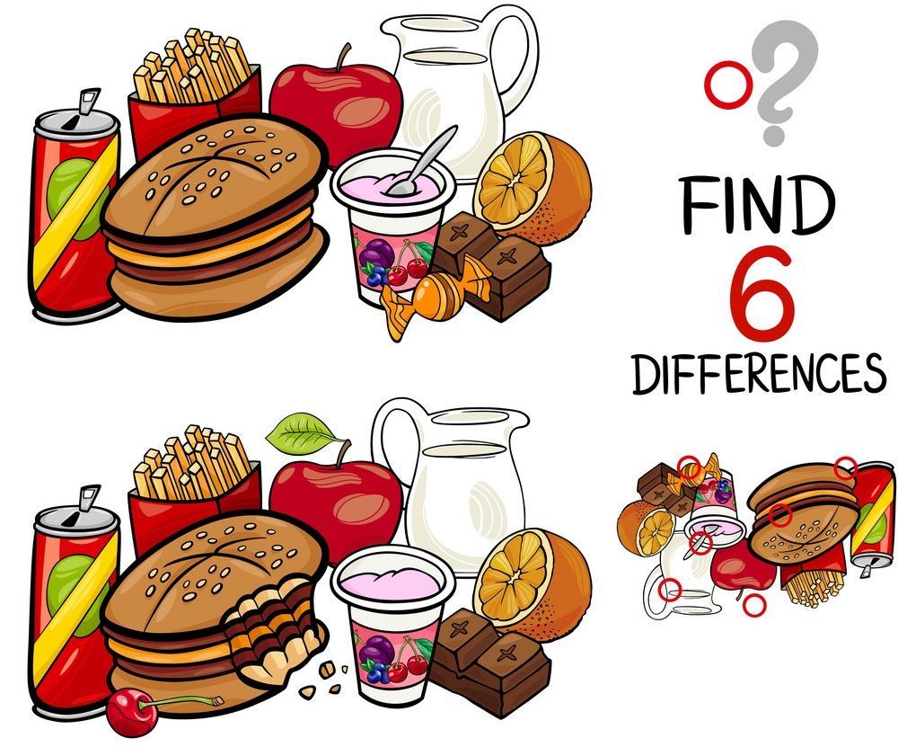 İki Resim Arasındaki 6 Farkı Bul