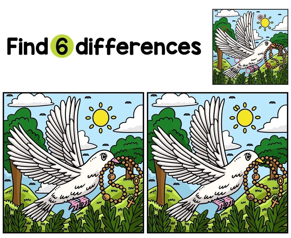 İki Resim Arasındaki 6 Farkı Bul