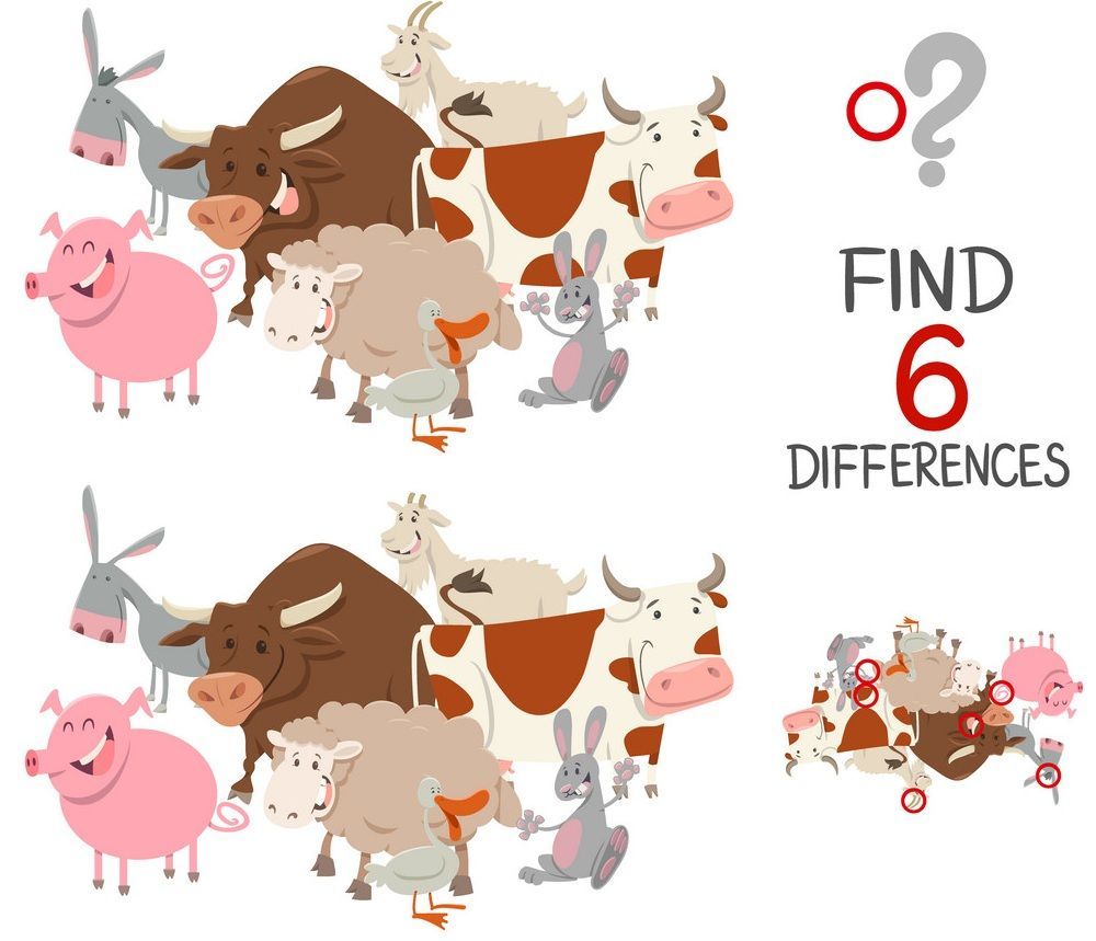 İki Resim Arasındaki 6 Farkı Bul