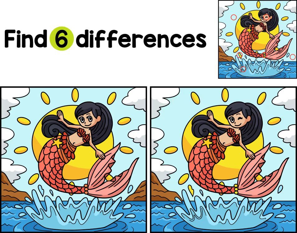 İki Resim Arasındaki 6 Farkı Bul