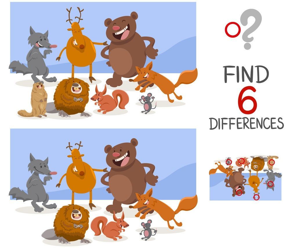 İki Resim Arasındaki 6 Farkı Bul