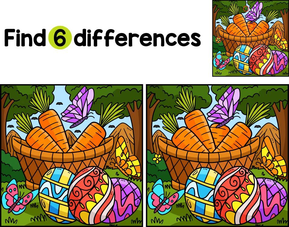 İki Resim Arasındaki 6 Farkı Bul