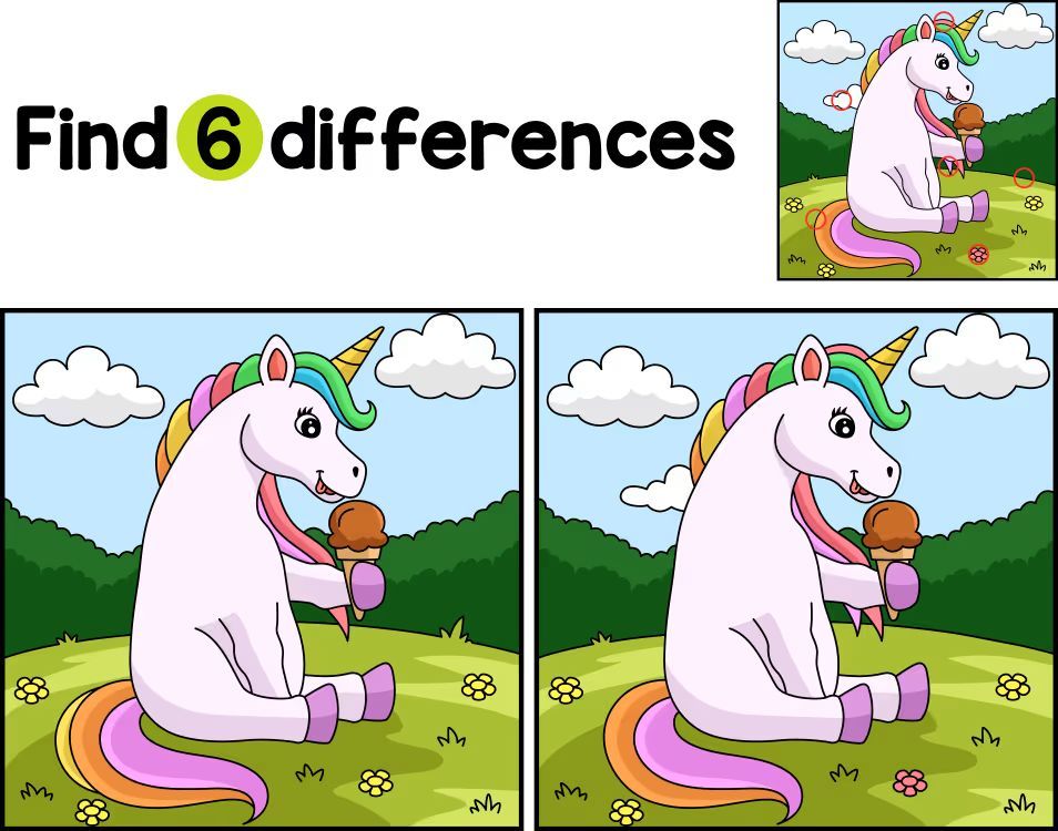 İki Resim Arasındaki 6 Farkı Bul