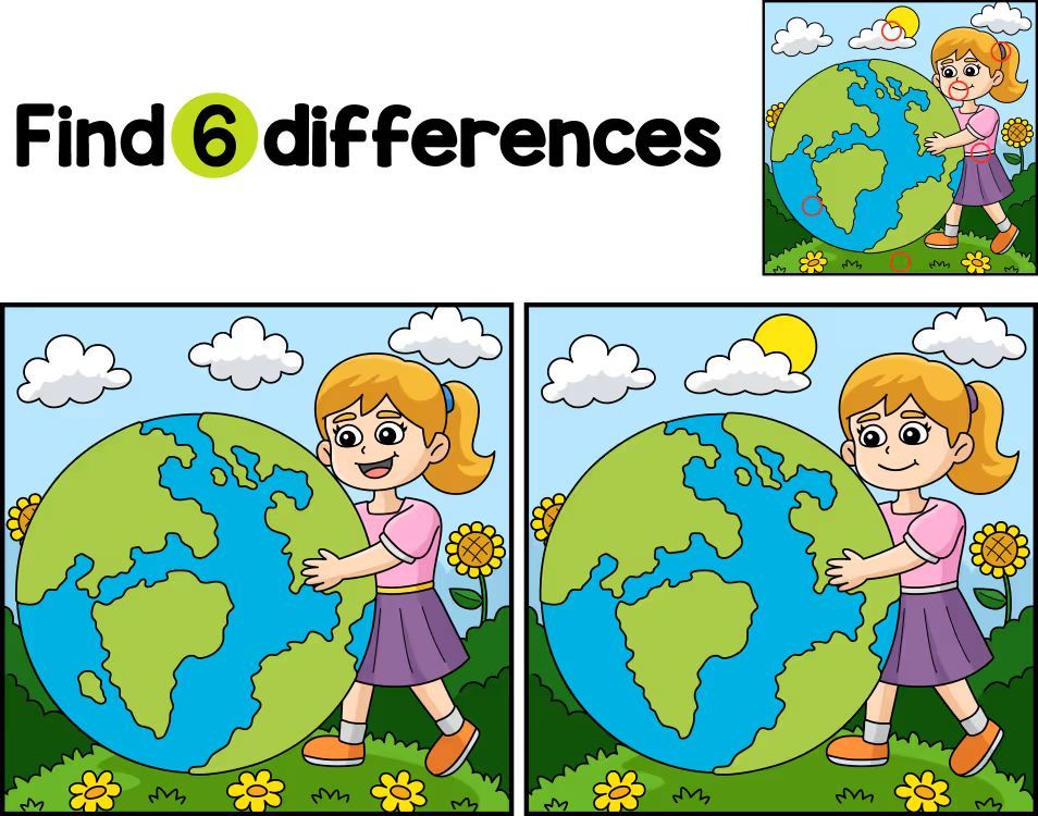 İki Resim Arasındaki 6 Farkı Bul