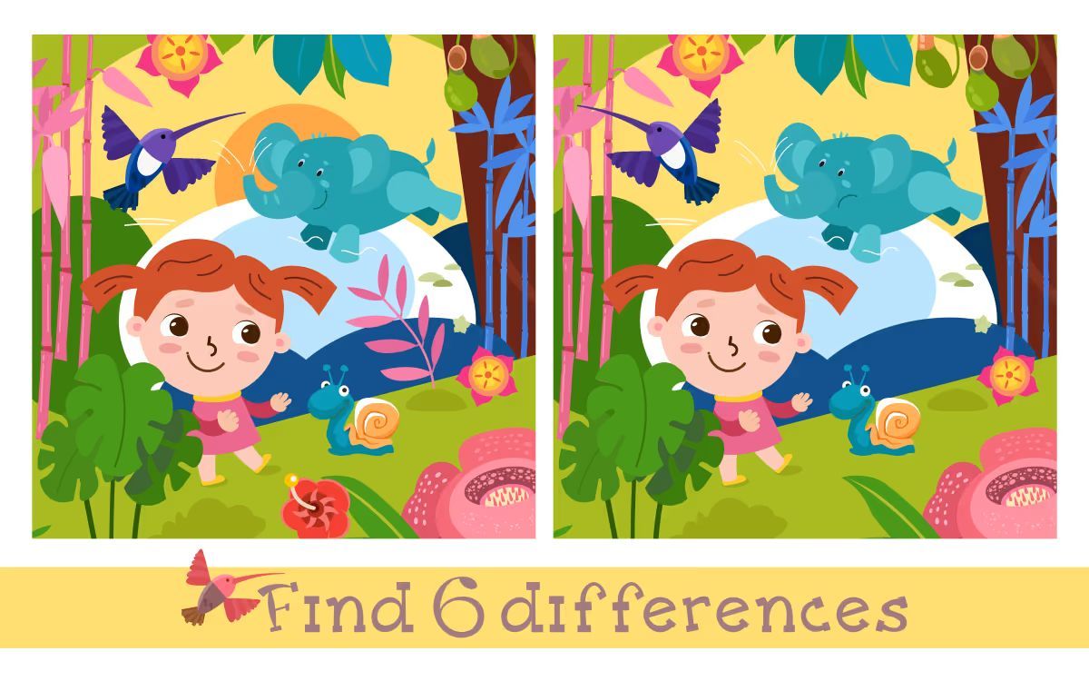 İki Resim Arasındaki 6 Farkı Bul