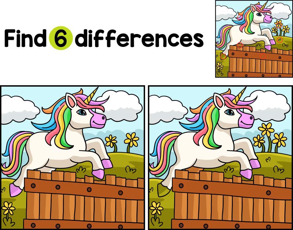 İki Resim Arasındaki 6 Farkı Bul