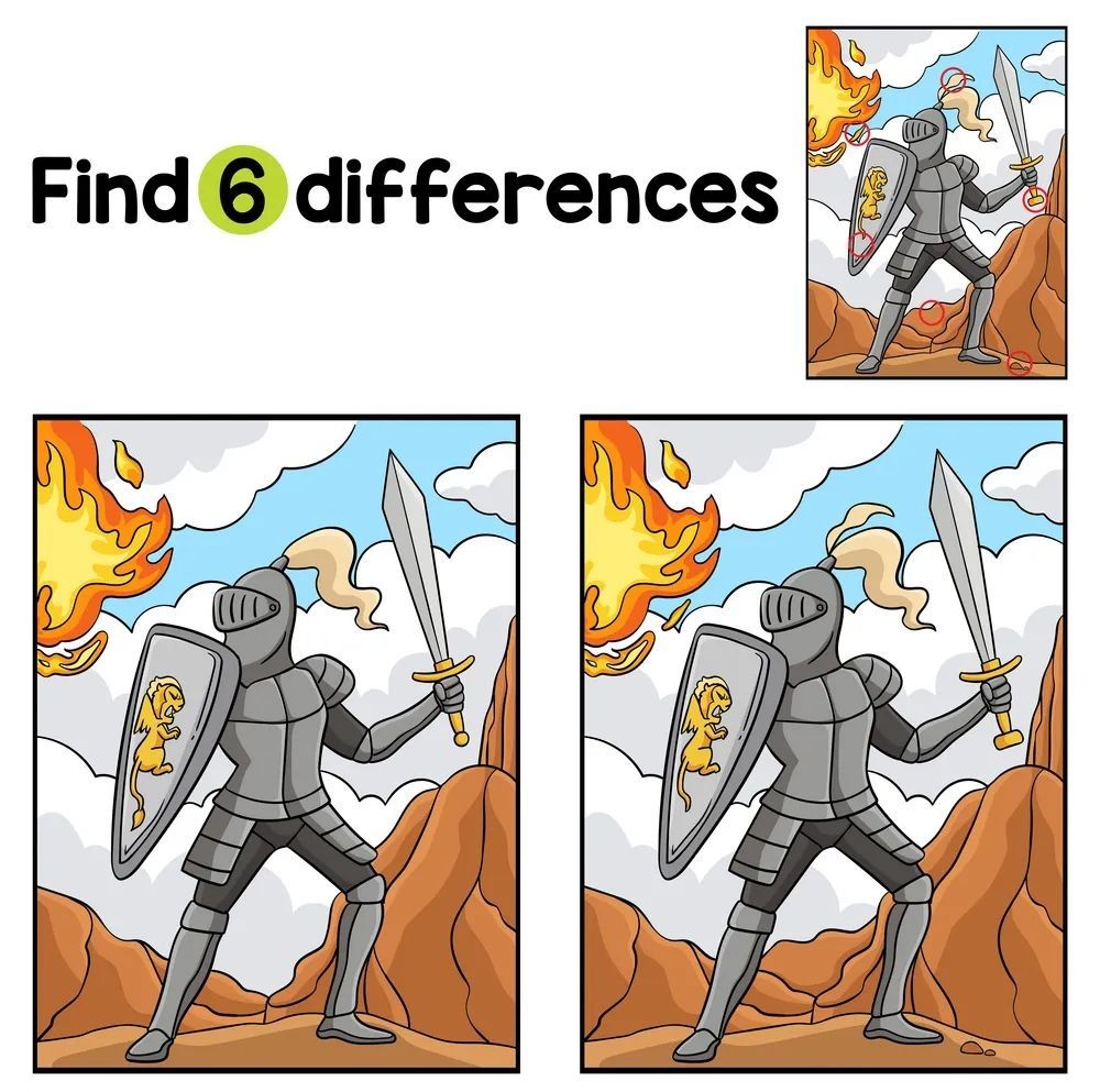 İki Resim Arasındaki 6 Farkı Bul