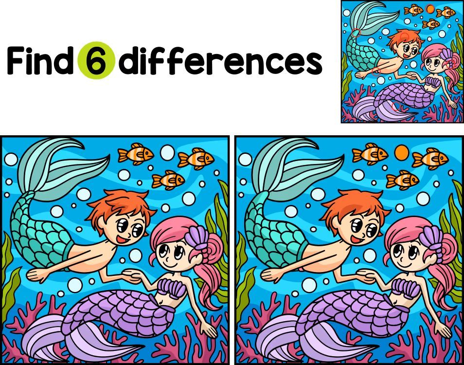 İki Resim Arasındaki 6 Farkı Bul