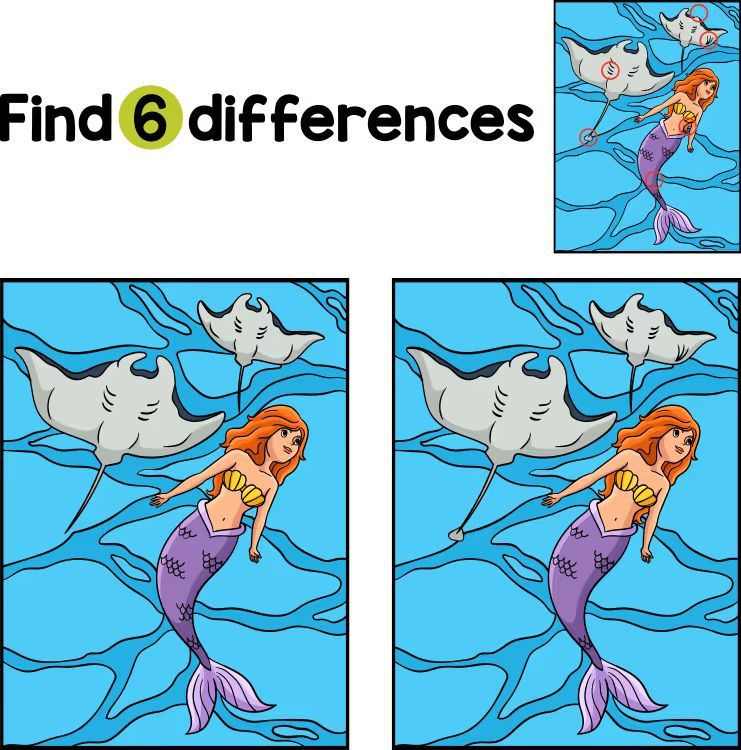 İki Resim Arasındaki 6 Farkı Bul