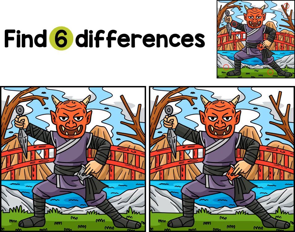 İki Resim Arasındaki 6 Farkı Bul