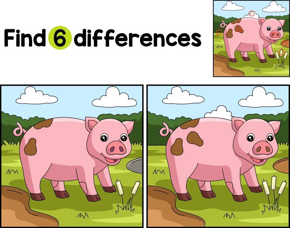 İki Resim Arasındaki 6 Farkı Bul