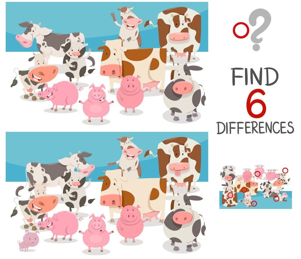 İki Resim Arasındaki 6 Farkı Bul