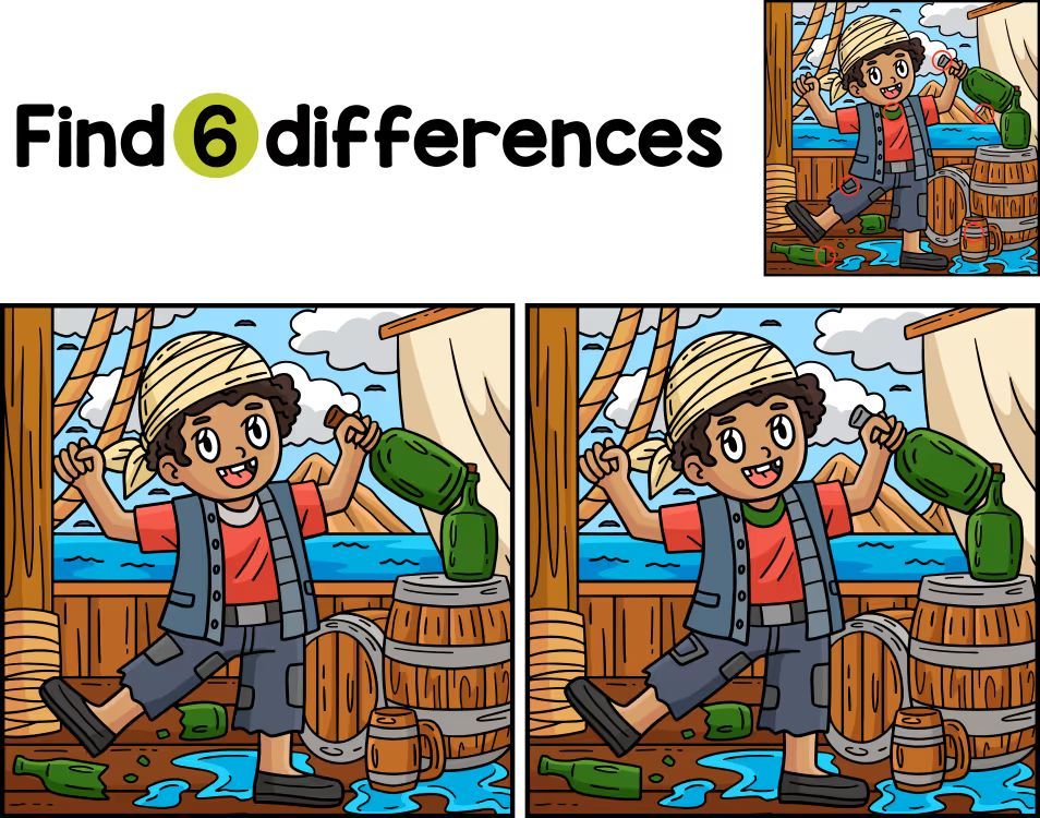 İki Resim Arasındaki 6 Farkı Bul