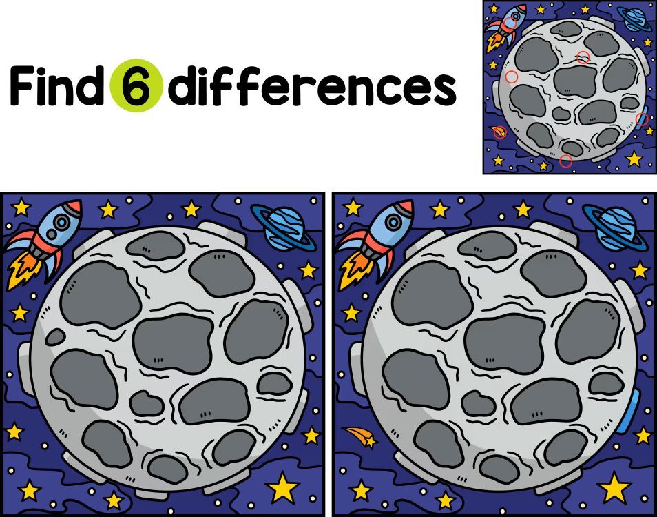 İki Resim Arasındaki 6 Farkı Bul