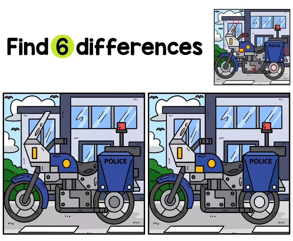 İki Resim Arasındaki 6 Farkı Bul