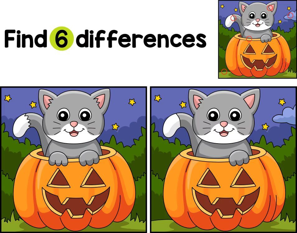 İki Resim Arasındaki 6 Farkı Bul