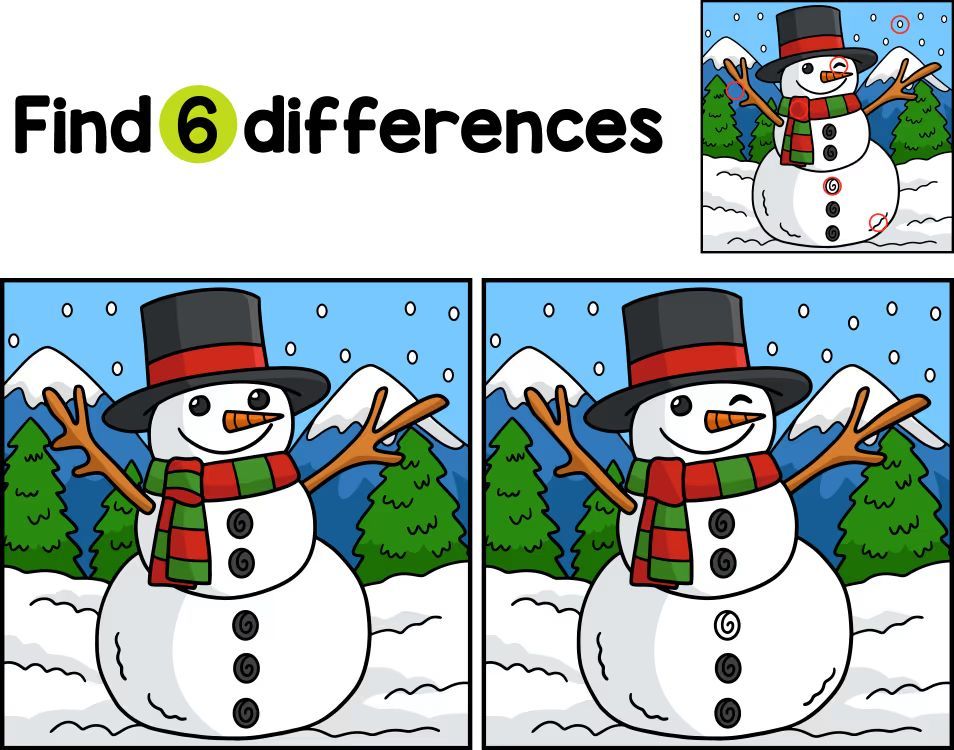 İki Resim Arasındaki 6 Farkı Bul