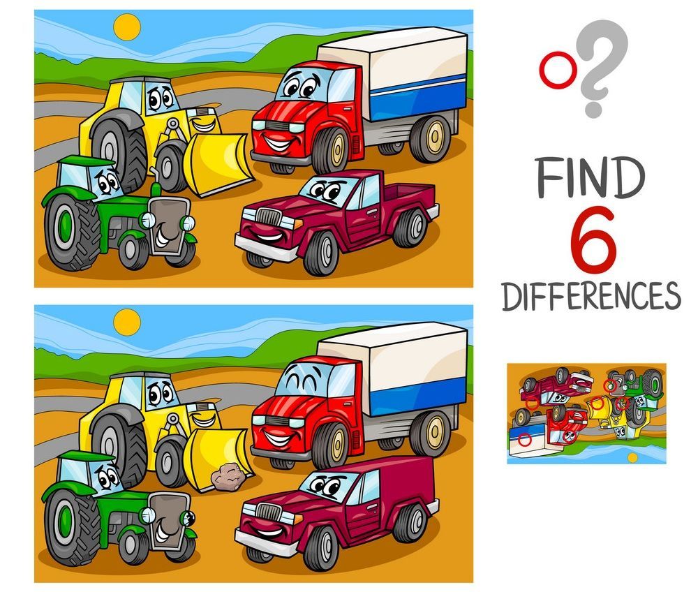 İki Resim Arasındaki 6 Farkı Bul