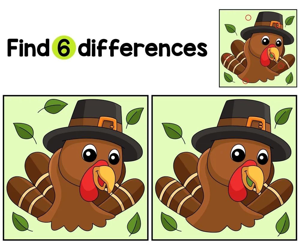 İki Resim Arasındaki 6 Farkı Bul
