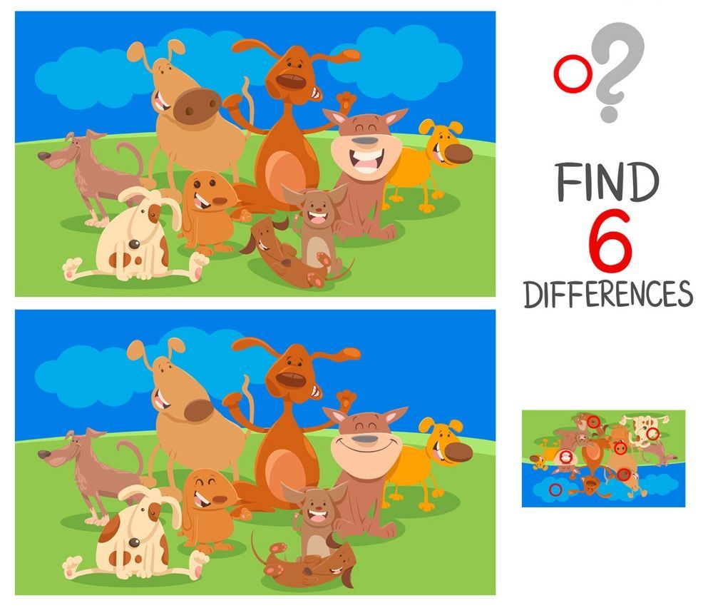 İki Resim Arasındaki 6 Farkı Bul