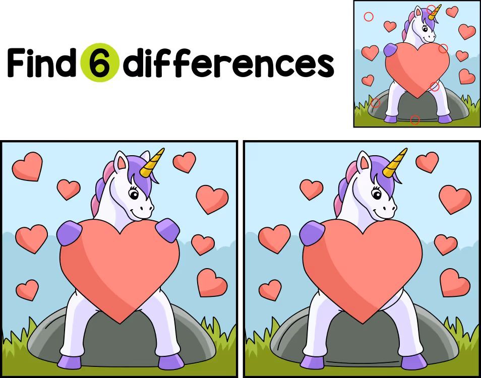 İki Resim Arasındaki 6 Farkı Bul