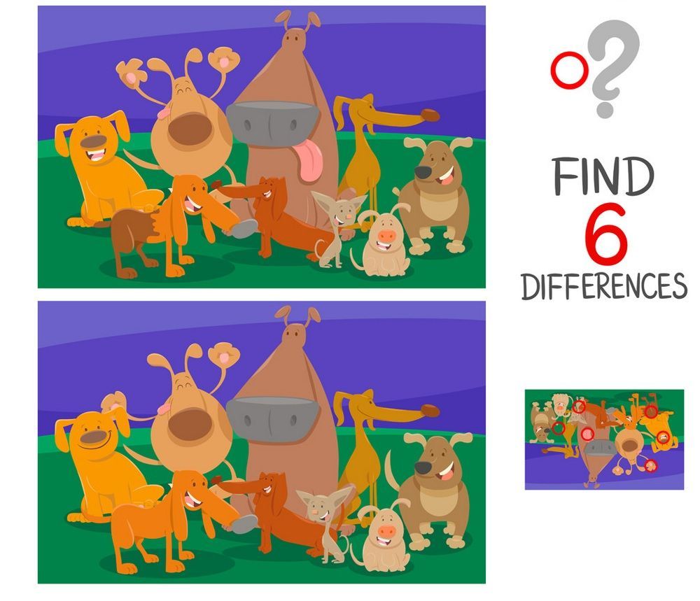 İki Resim Arasındaki 6 Farkı Bul