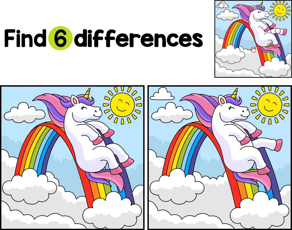 İki Resim Arasındaki 6 Farkı Bul