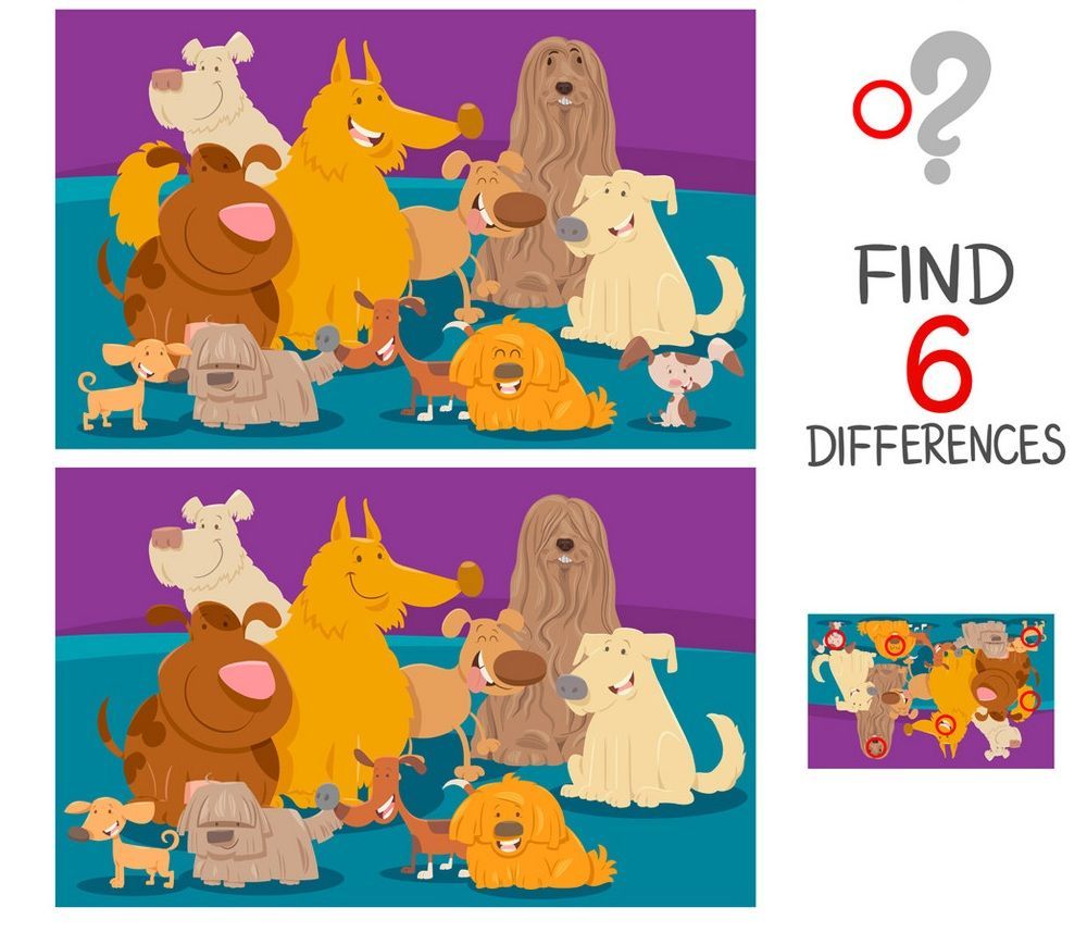 İki Resim Arasındaki 6 Farkı Bul